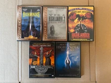 HIGHLANDER DVD Collection-5 Movies! Christopher Lambert Sean Connery Adrian Paul