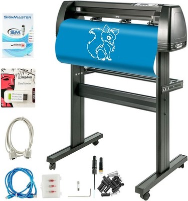 VEVOR Vinyl Schneideplotter 720 mm Vinyl Cutter Plotter Slogan Cutting Plotter