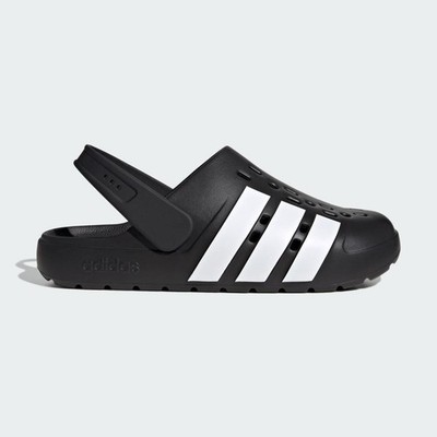 Adidas Adilette Clog 2.0 Unisex Black White Slip-On Clogs Sandals JQ8058