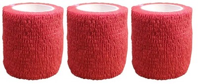 3 x ROT Easy Flex Haftbandage 5cm x 4,5m