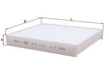 Innenraumfilter KNECHT LA 472 Partikelfilter für OPEL CHEVROLET VAUXHALL SAAB HD