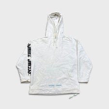 2018 Off-White Photocopy Hooded Sweatshirt Mens Medium White Graphic Hoodie