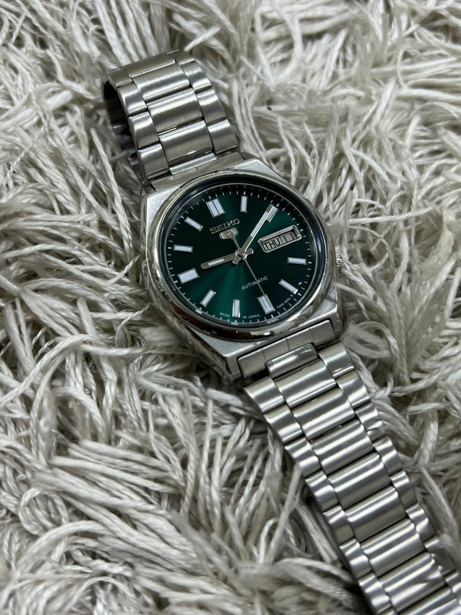 seiko 5 Automatic Tale Blue Dail Mens Watch 7009 | eBay