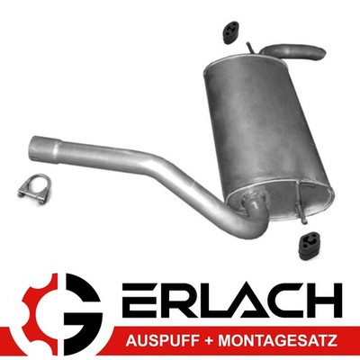 Endschalldämpfer für Ford C-MAX II 2.0 TDCi Auspuff 7016