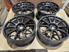 4 x 17" x 8J Alloys Rota Force 5x100 ET35/48 Gunmetal Fit Subaru BRZ GT86 GR86