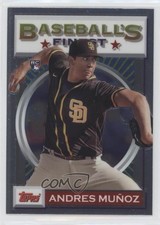2020 Topps Finest Flashbacks Andres Munoz #160 Rookie RC 7k6