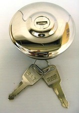 1949-1959 Ford Car 1951-1970 Ford Pickup Truck Stainless Steel Locking Gas Cap