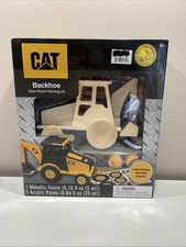 Caterpillar Backhoe Wood Craft & Paint Kit