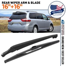 Rear Wiper Blade Arm Set For 2011-2020 Toyota Sienna # 85241-08020 2.5/2.7/3.5L