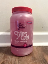 Queen Helene Styling Gel Hard To Hold #7 Firm Hold Alcohol Free 5 LB.