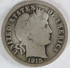 1915 S Barber Dime