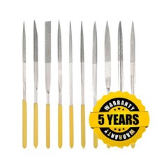 Mini Nadelfeilen Set Pr&auml;zisions Mikrofeilen - 10 St&uuml;ck - diamantbeschichtet