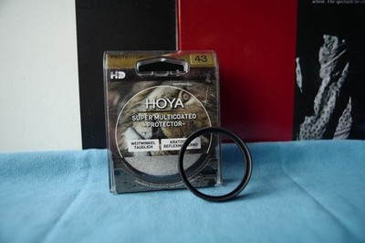 Hoya 43mm protector filter, HD Goldseries
