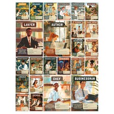 Career Exploration Posters Set of 24  Kids Educational Classroom Prints  8x10