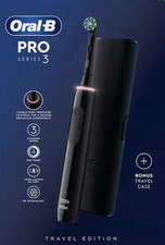 Image of Oral B Pro 3 Electric Toothbrush With Smart Pressure Sensor & Travel Case Black