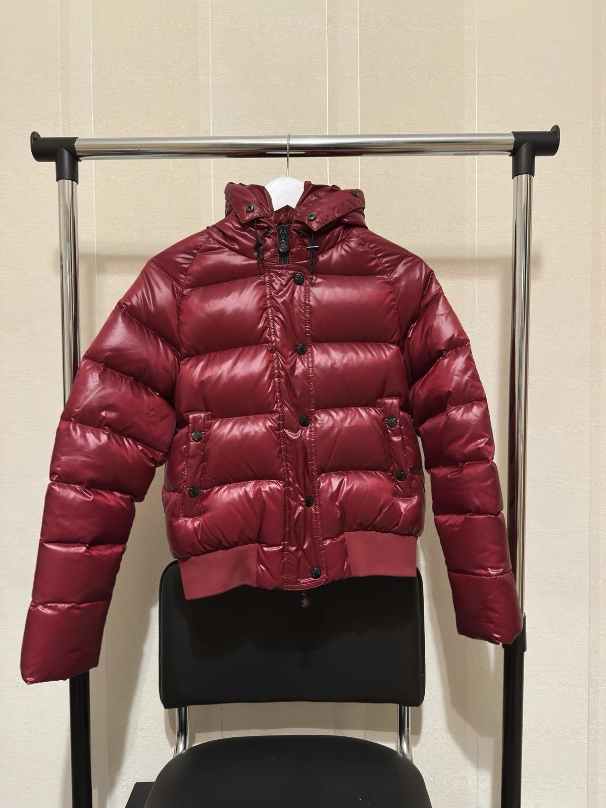 Moncler — Moncler Puffer Jacket Women Rare Premium Vintage Red/burgundy Puffer