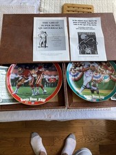 ¡CAJA DE CARTÓN PESADA VAN HYGAN & SMYTHE CON 8 PLATOS QB Club Collector!!
