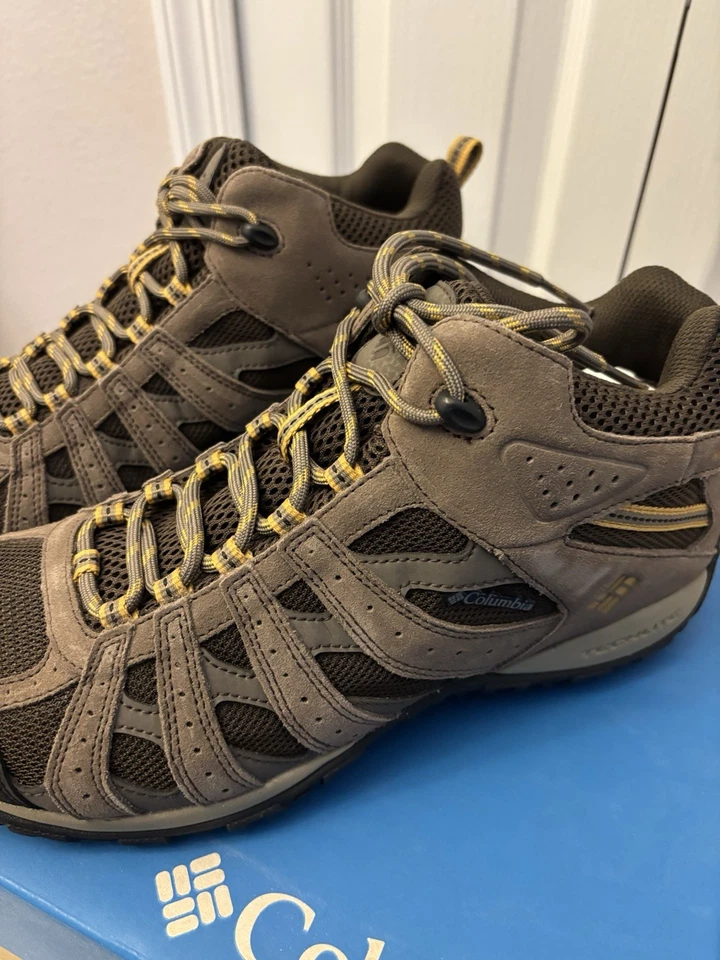 Columbia Men's REDMOND II MID WATERPROOF Shoe, Brown, 12 Wide US - Image 3 of 4