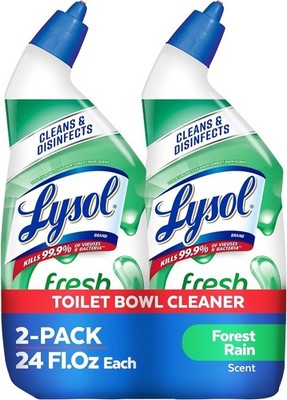 Lysol Toilet Bowl Cleaner Gel, For Cleaning and Disinfecting, Stain Removal, For