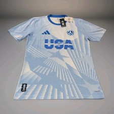 adidas Men's USA Soccer Jersey Featuring a 2026 World Cup Theme Size Medium