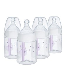 NUK Smooth Flow Pro Anti Colic Baby Bottle - Easy to Assemble and Clean  Reduce