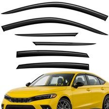 Sun Rain Visors Wind Rain Guards for 2022-2026 Honda Civic Hatchback