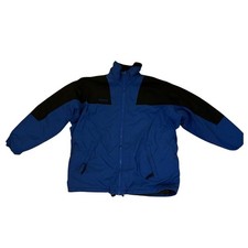 Vtg Columbia Sportswear Company Blue Black Full Zip winter ins Jacket Men's L