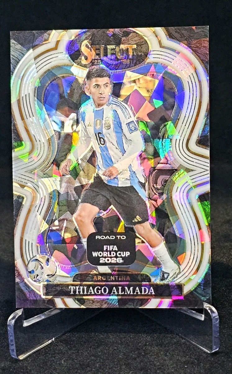 2025-26 Select FIFA Thiago Almada White Ice Prizm 040/129 #114 Argentina MINT