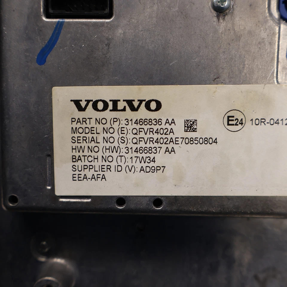 2017 - 2018 Volvo S90 Dash Mounted Information Display Screen OEM - Изображение 3 из 4