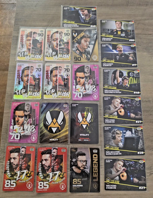 CSGO 1st Edition Card Lot S1MPLE Zywoo Rare Esports Cards