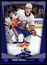 2024-25 O-Pee-Chee Blue Border Pierre Engvall New York Islanders #262