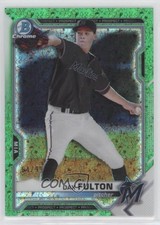 2021 Bowman Chrome Prospects Green Mini-Diamond Refractor 64/99 Dax Fulton 0j4m