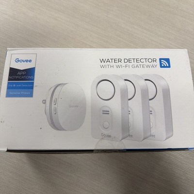 Govee Water Detector 3 Pack with Wi-Fi Gateway Drip And Leak Detecting Device