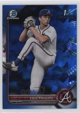 2022 Bowman Chrome Draft Sapphire Edition Cole Phillips #BDC-90 18lj