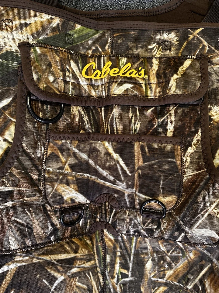New Cabela's Men's SuperMag Chest Wader Max-5 Camo Size 14 STOUT 1600g - Image 3 of 4