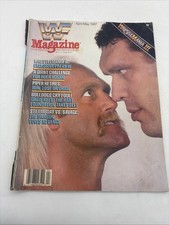 WWF pro wrestling magazine April/May 1987 Hulk Hogan Andre the Giant