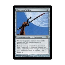 WotC MtG Betrayers of Kamigawa Umezawa's Jitte (R) VG
