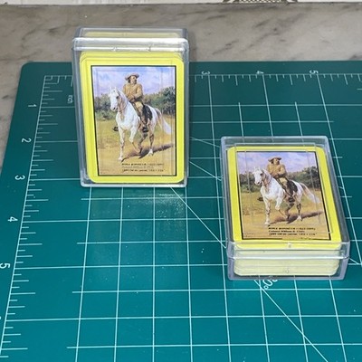 Two Full Decks of Miniature Playing Cards in Hard Plastic Cases | Colonel Cody