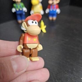 K'NEX KNEX Super MARIO Bros Minifigure LOT DIDDY KONG LUIGI FIRE BROTHER KOOPA
