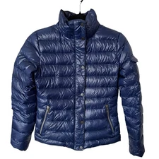 Marmot Down Puffer Jacket XS Navy Blue Women's 700 Fill