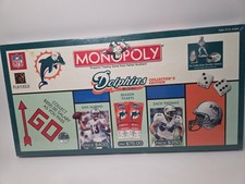 Monopoly Dolphins Miami NFL Vintage Edizione da Collezione Nuovo