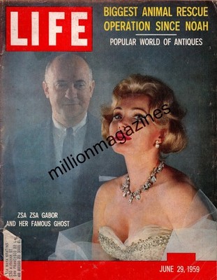 1959 Life June 29 - Zsa Zsa Gabor - Ethel Barrymore dies; Brigitte Bardot party