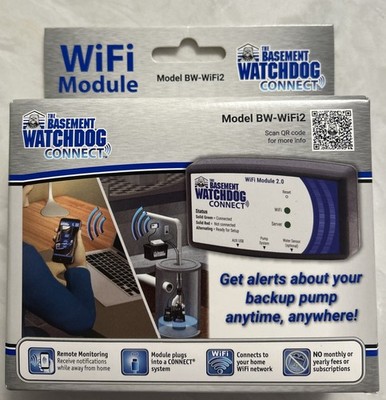 Basement Watchdog BW-WiFi2 WiFi Module Connect Backup Pump Monitor New