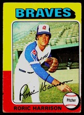 1975 Topps #287 Roric Harrison - POOR