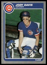 1985 Fleer #54 Jody Davis NRMT+