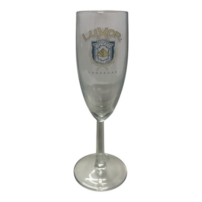 Set of 2 Luxor Hotel Casino Las Vegas Grand Opening Champagne Flutes 1993 -