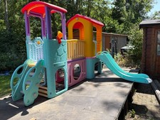 Childrens All Weather Play House With Slide