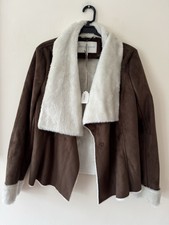Edina Ronay Faux Suede Jacket New Uk 16 New