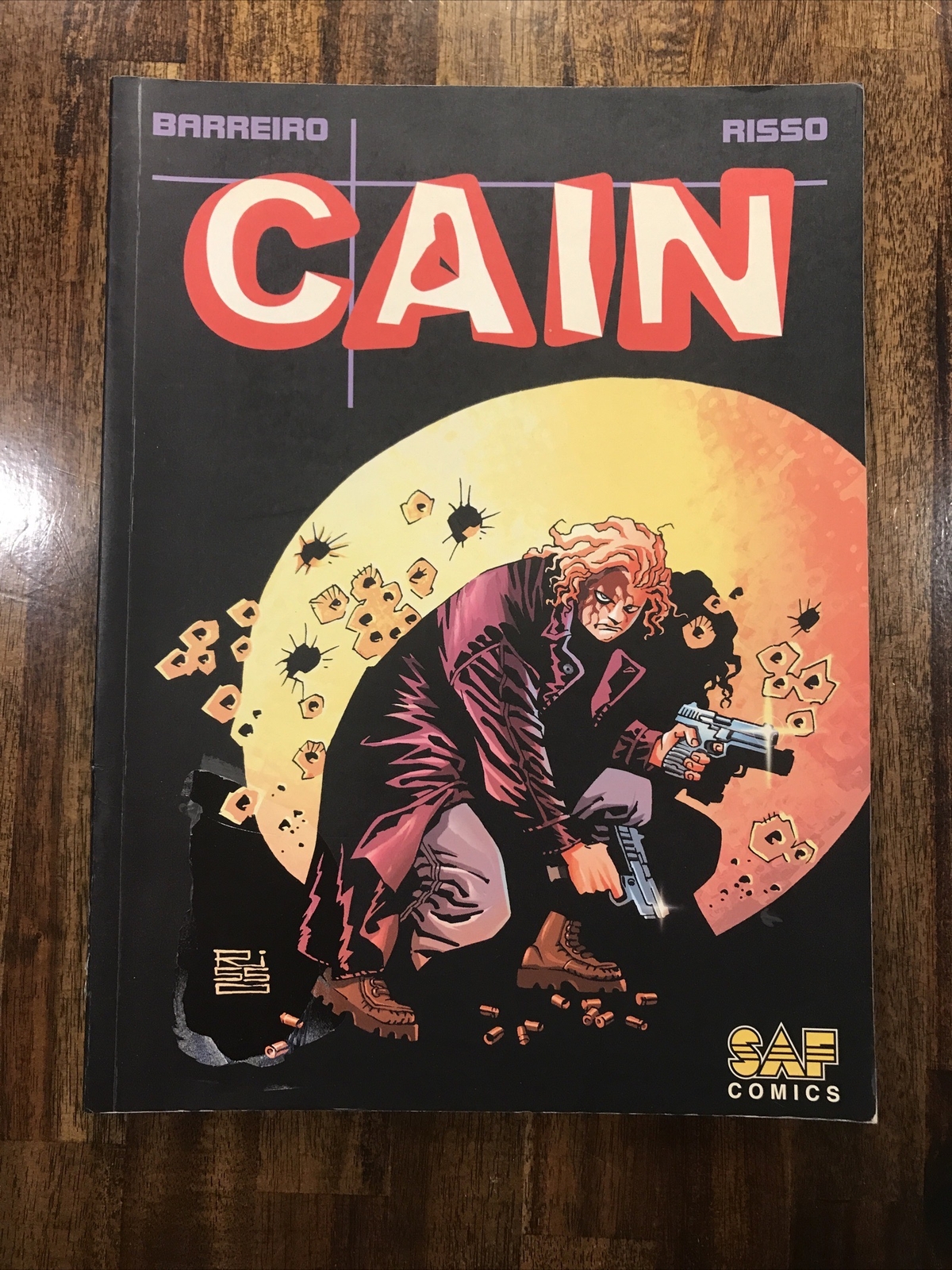 VTG CAIN By Ricardo Barreiro TPB Graphic Novel SAF Comics Book VG  2003 1st Ed