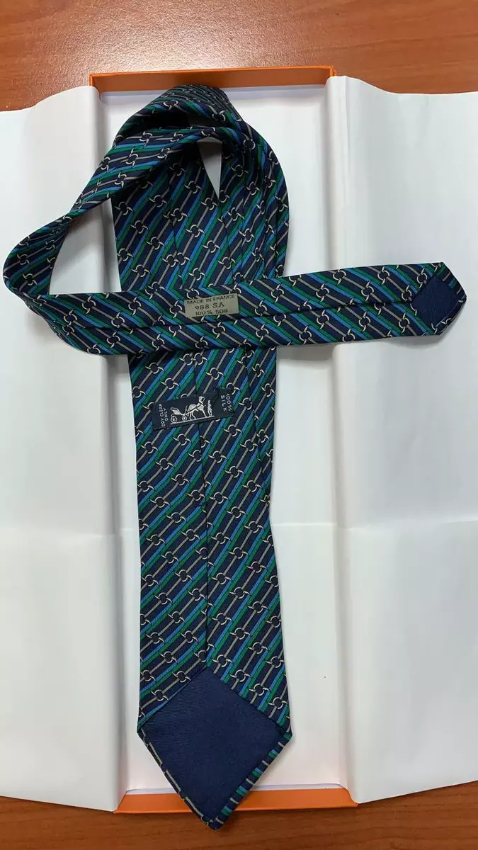 BRAND NEW. HERMES 100 SILK TIE 988 SA eBay